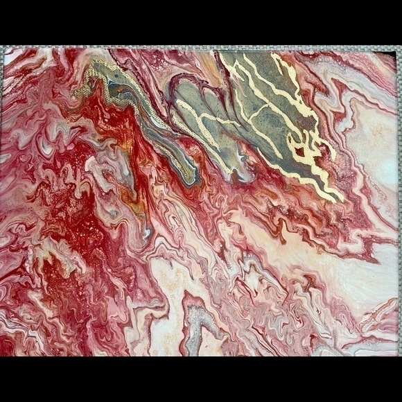 π
ΊOriginal Acrylic Painting  Unique Hand Painted Canvas Modern Colorful - Picture 9 of 15